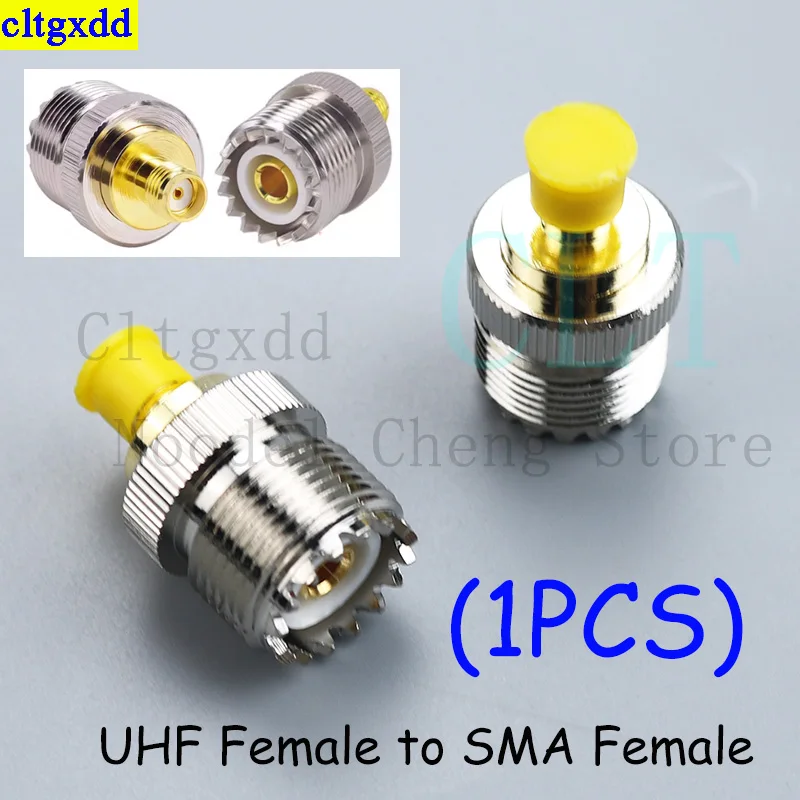 Cltgxdd 1개 SMA 암잭에서 UHF 수커넥터 RF 어댑터, UHF-SMA PL259에서 SO239 커넥터 RF 동축 어댑터