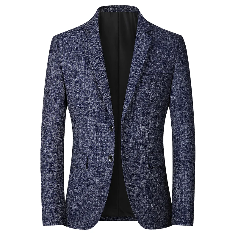 

men Blazers Brand grid suit Jacket Fashion Slim Casual Coats Handsome Masculino Business Jackets Suits Striped Men's Blazers Top