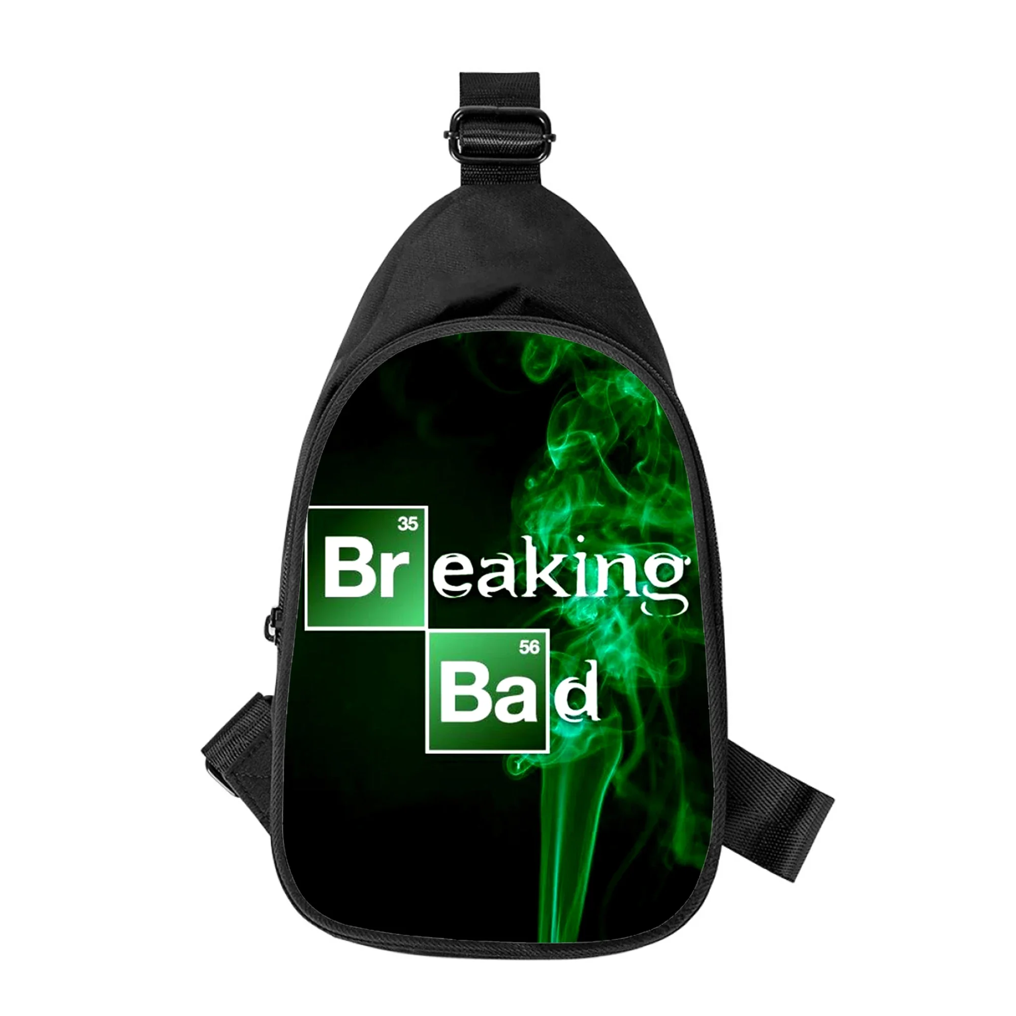 Breaking Bad 3d Print Nieuwe Mannen Cross Borst Tas Diagonaal Vrouwen Schoudertas Echtgenoot School Taille Pack Man Borst Pack