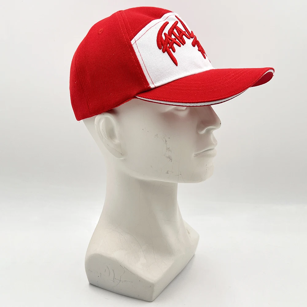King of Fighters Fatal Fury Terry Bogard Cosplay Baseball Caps Cosplay Adjustable Red Embroidery Hat Unisex Accessories Prop baseball caps