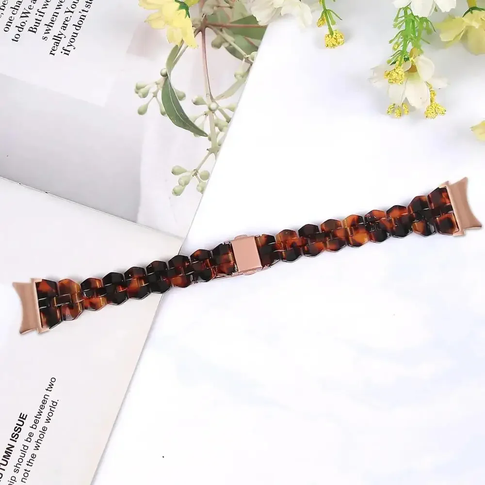 Elegant Women's Resin Bracelet Smartwatch Wristband
