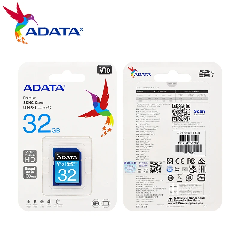  ADATA ̾ SD ī SDXC 64 Ⱑ Ʈ SDHC 32 Ⱑ Ʈ 16 Ⱑ Ʈ UHS-I C10 ޸ ī 丮 ī V10 SDXC SDHC ī޶