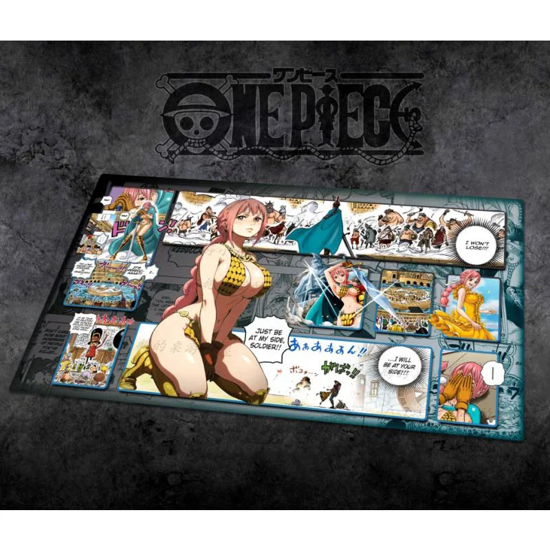 Opcg Anime One Piece Playmat Luffy Marshall D Teach Playmat Card Play Against Table Mat Trading Card Game Mat Dedicated Op7-9 anime trading card mat