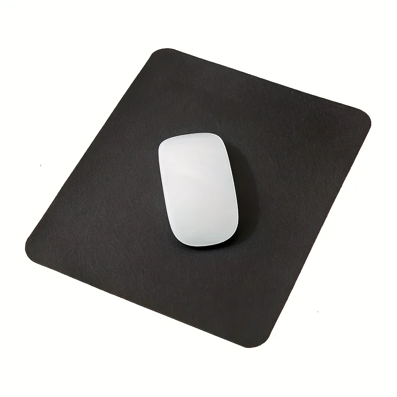 Elegant PU Leather Waterproof Mouse Pad - Anti-Slip Desk Accessory