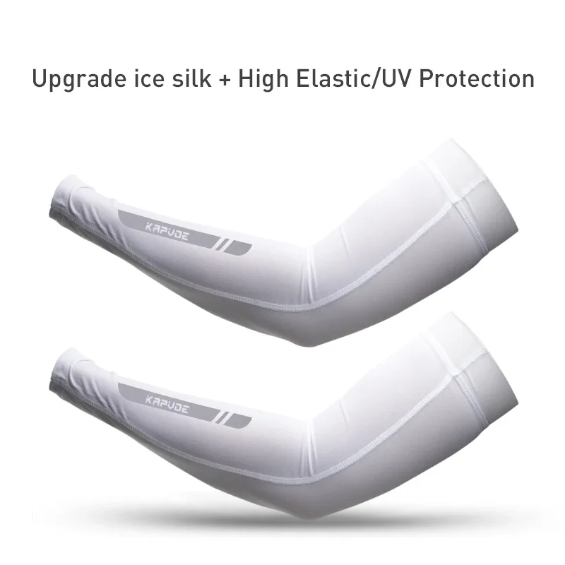 Sun Protection Arm Sleeves,Arm Sleeves,Cooling Arm Sleeves Men and Women Outdoor Sports Football Basketball Running Ice Sleeve Road Bike Cycling UV Protection Sunscreen
