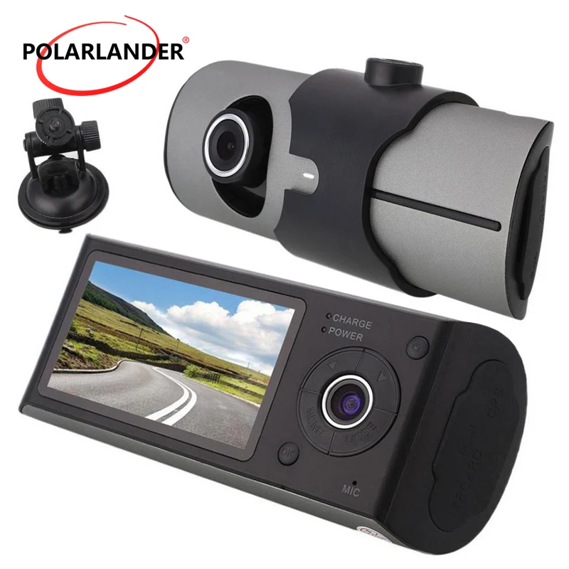

X3000 R300m 3D G-Sensor Dual Camera 2.7 Inch TFT LCD Cam Video Recorder 140 Degree Wide Angle Vehicle Car DVR With GPS Dual Lens