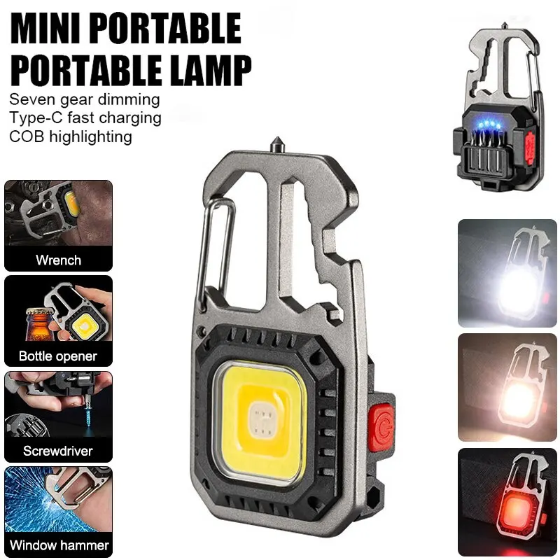 Mini Linterna Portátil Táctica Led Recargable Usb Zoom | ELECTRO LAND