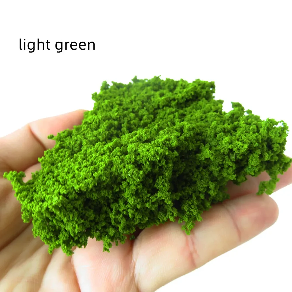 30G Micro Shrubs Bushes Agglomeration Sponge Model Material Railway Train Tree Powder Military Platform Layout Miniature Scene 6
