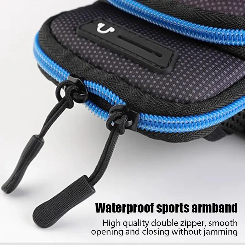 Universal 6.8 inches Running Sport Armband Bag Waterproof Arm Bag Mobile Phone Bag Case Fitness Gym Arm Band For iPhone Samsung