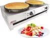 Crepe Maker Commercial | Electric Pancake Maker | Nonstick 16” Plate | 110V (Double) 1