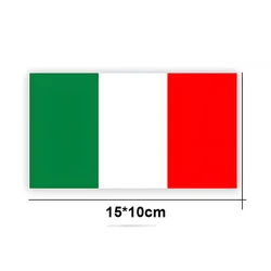 Reflective Italian Flag Vinyl Car Sticker for Bumper, Trunk, and Fender (1pcs)