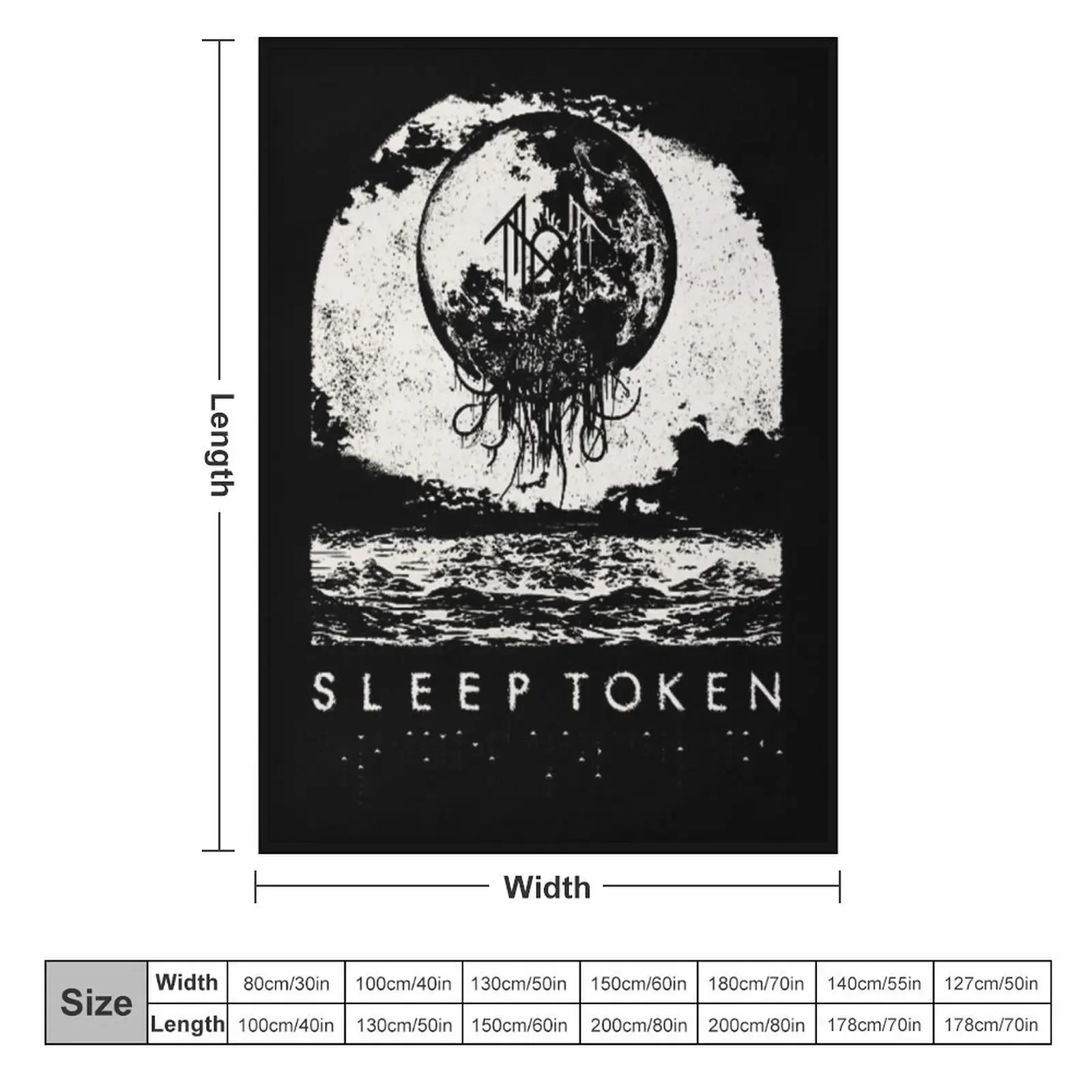 RUTKD -- SLEEPTOKEN -- PUNK Throw Blanket Beautifuls Sofas Extra Large Throw blankets ands Blankets 2