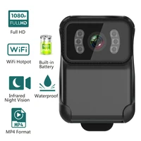 1080P HD Wearable Police Body Action Camera CS02 IP67 Waterproof DV Sports Camera WiFi Portable Mini Camcoder with Night Vision 1