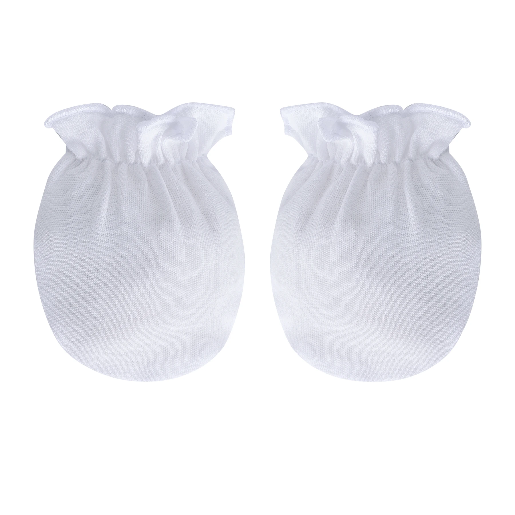 Set di 4 Pezzi in Cotone Bianco Puro per Neonati - Body + Cappellino + Guanti + Scarpine per 0-3 Mesi - immagine 4