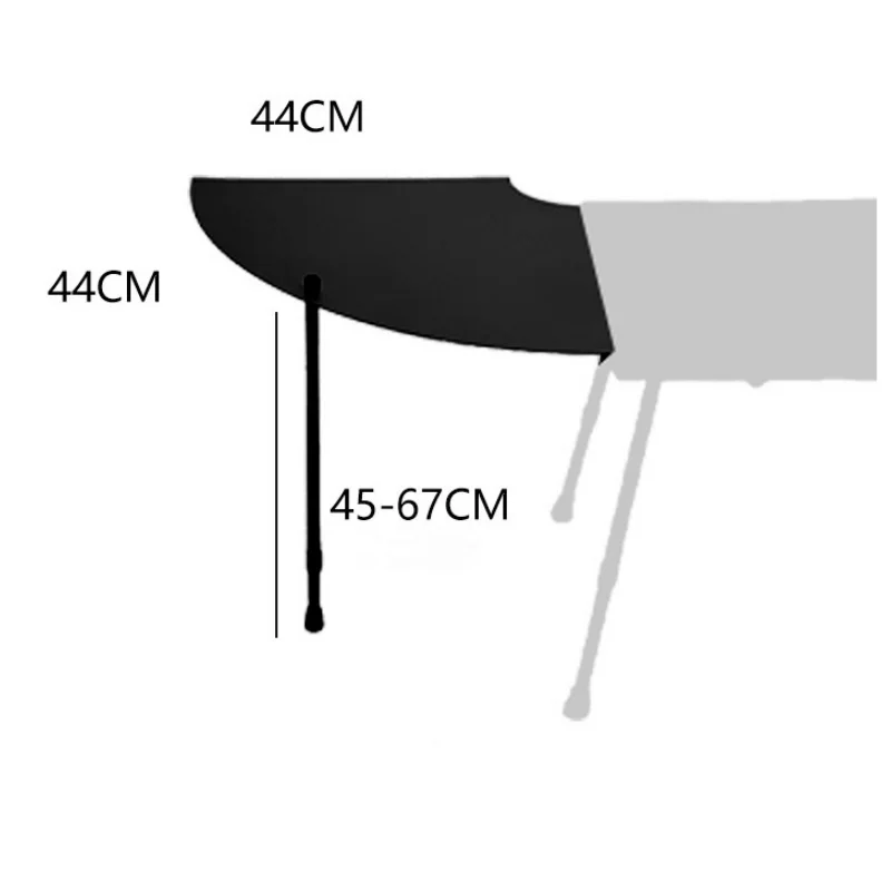 Side fan Black