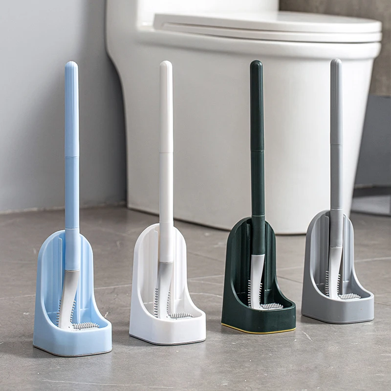 

Silicone Bristle Golf Toilet Brush and Drying Holder for Bathroom Storage and Organization Bathroom Cleaning Tool WC Accessories