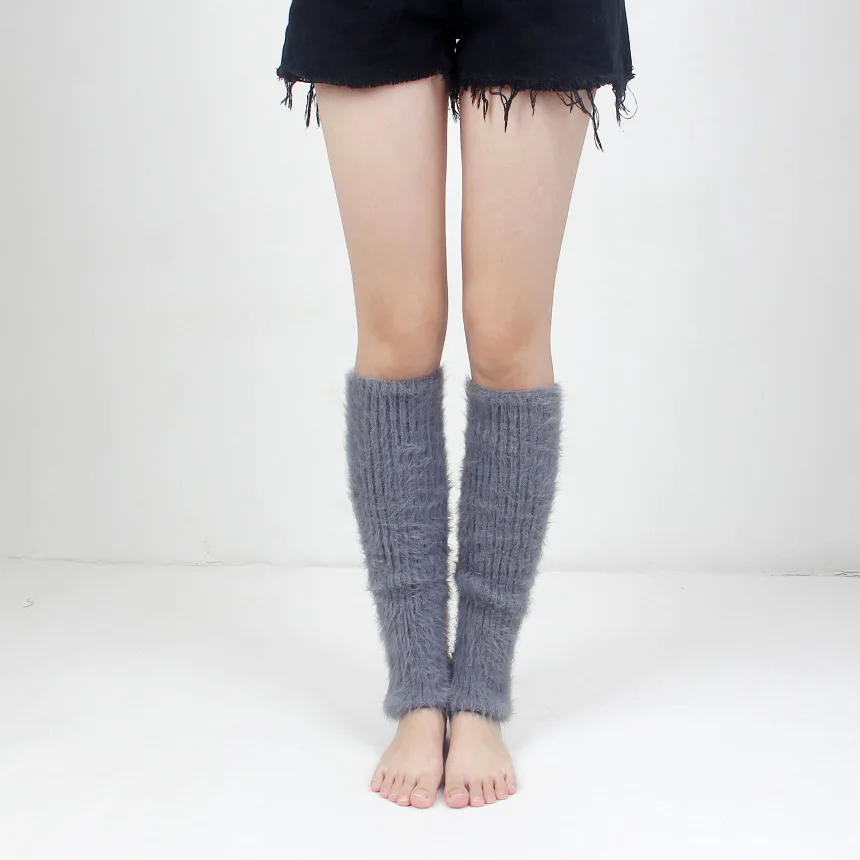 Winter Fluffy Calf Sleeves Or Arm Sleeves Warm Item Brief Statement