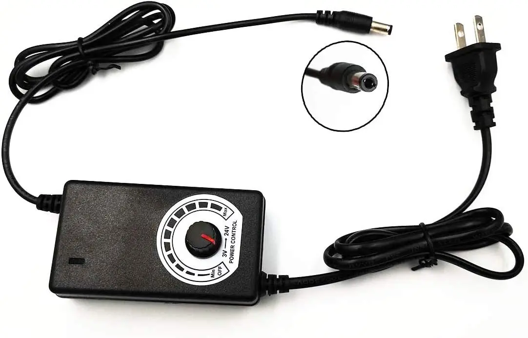 Sex Machine Power Supply Adjustable AC/DC Adapter 100-240V to 3-24V 100-1000mA 50-60hz Voltage Display US EU UK Plug