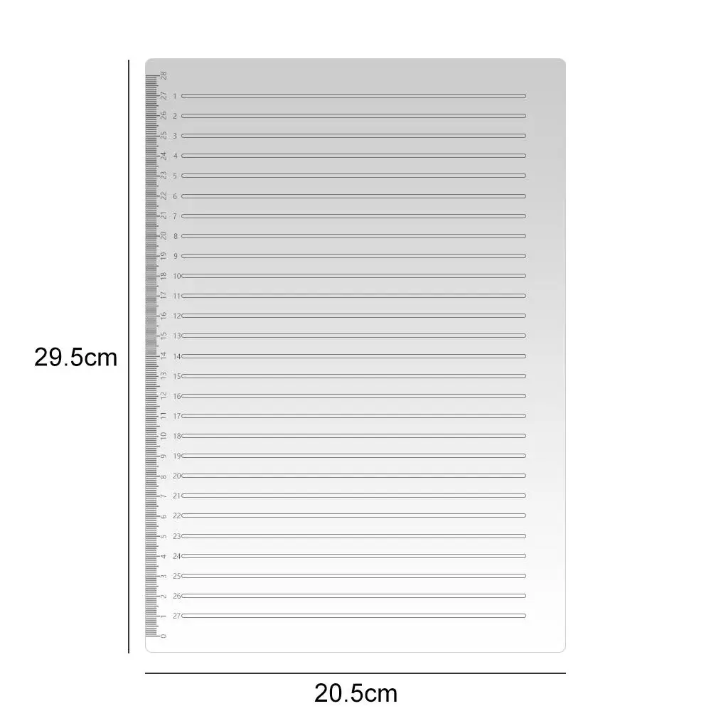 Scribing Free Examination Lines Markings Ruler Writing Stencil Straight Line Stencil Calligraphy Template