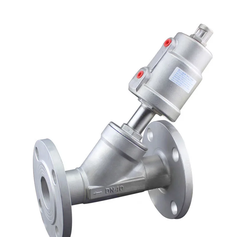 Valvola Pneumatica Flangiata In Acciaio Inossidabile Dn40 Valvola Pneumatica Normalmente Chiusa Per Gasolio A Vapore