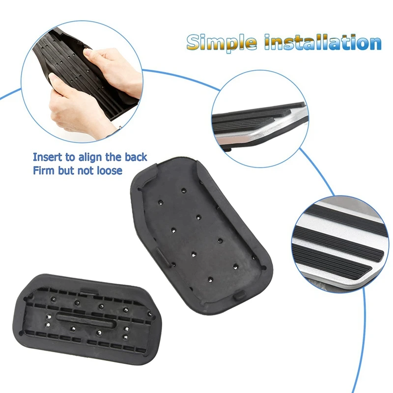 Foot Pedal Pads for Ford F150-Brake And Accelerator Gas Pedal Covers Car Pedals Replacement Spare Parts Accessories Car Pedals Pedal Cover