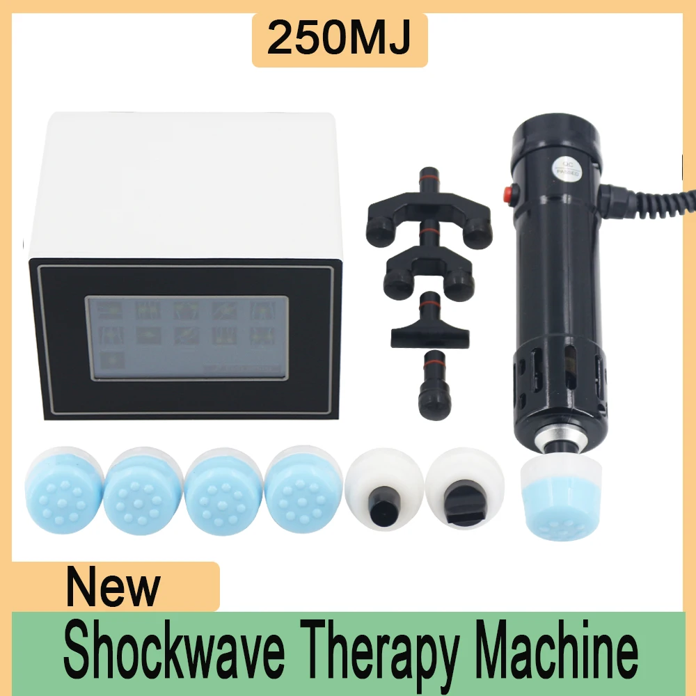 

2 In 1 Shockwave Therapy Machine Home Use Massager Deep Physiotherapy Joint Pain Relief Touch Screen Chiropractic Device