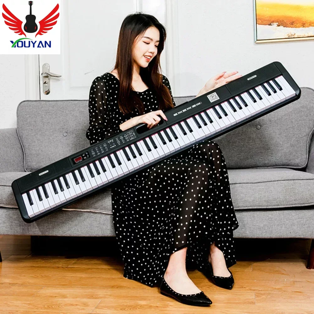 Pianoforte Elettronico Multifunzionale Con Pianoforte Digitale Portatile A 88 Tasti Aggiornato Per Principianti Di Strumenti Musicali Per Studenti Di 