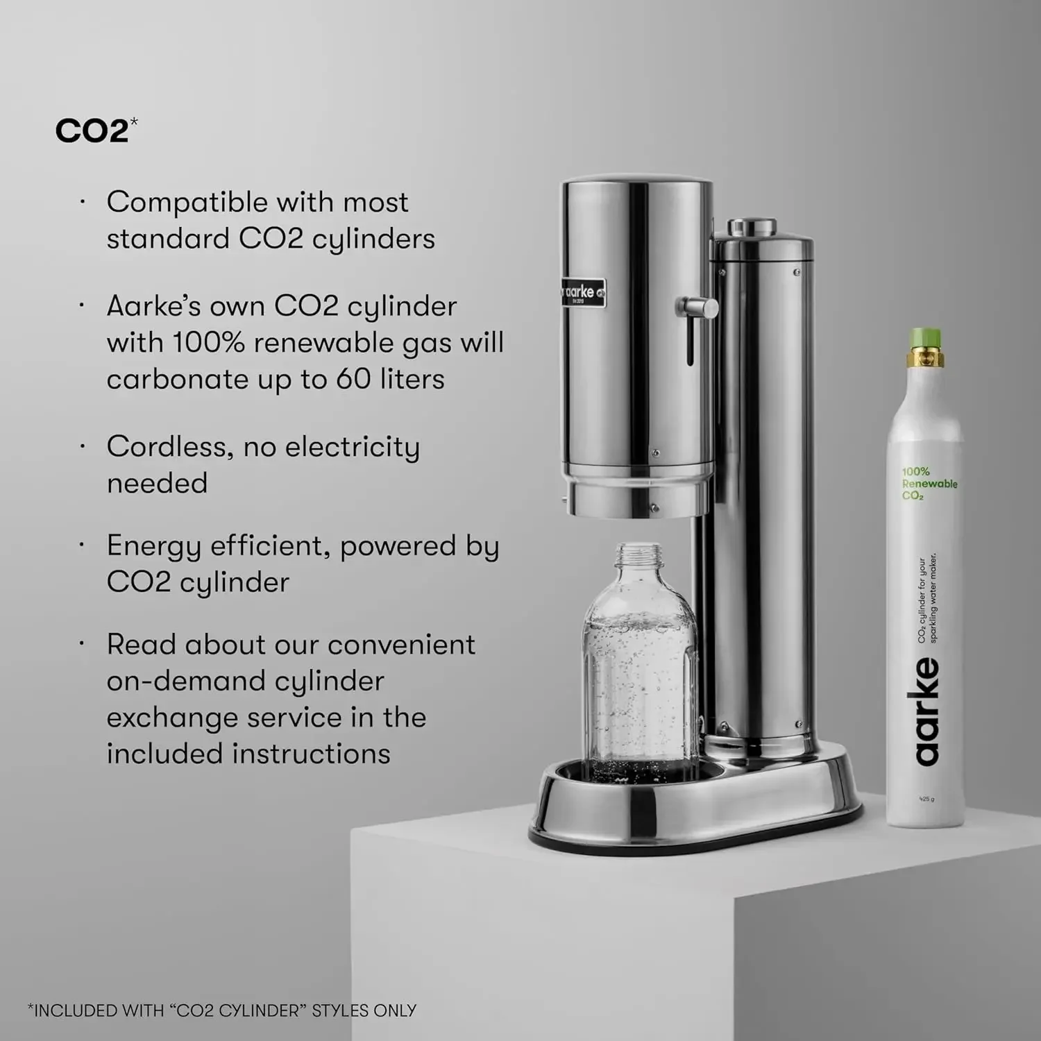 Pro, Sparkling & Carbonation Water Machine, Stainless Steel with Glass Reusable Bottle Volume 800 mL (Matte Black) 5