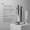 Pro, Sparkling & Carbonation Water Machine, Stainless Steel with Glass Reusable Bottle Volume 800 mL (Matte Black) 5