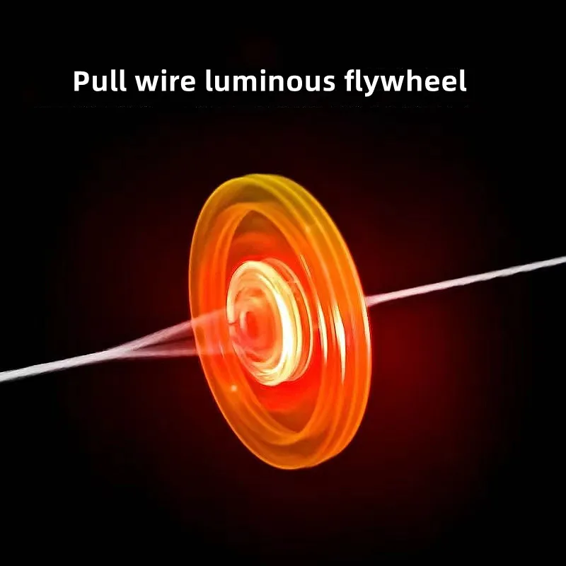 LuminousStayWireFlywheelWhistleGyroscopeSpinningWheelToy