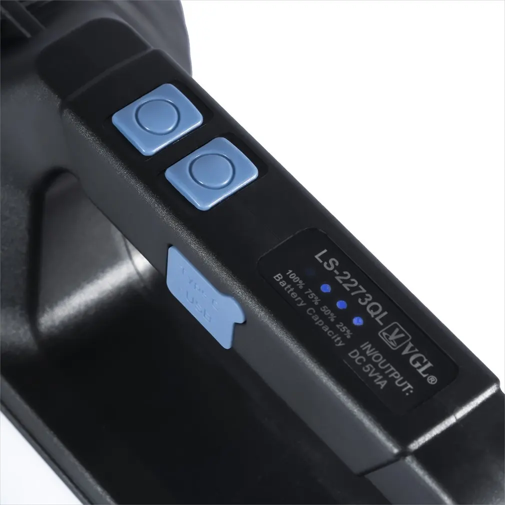 2023 Hot Solar Power LED Flashlight Handheld Searchlights Outdoor Camping Hiking Emergencies USB Rechargeable Flashlight 2400mAh