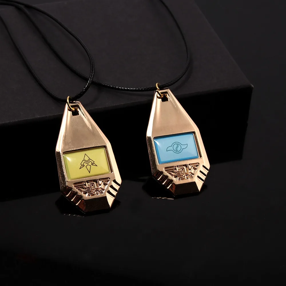 Anime Digimon Adventure Halskette, 11 Stile, Metall-Evolver-Anhänger, Csoplay-Halskette, Unisex-Schmuck, Accessoires, Geschenkdekoration – Detail 2