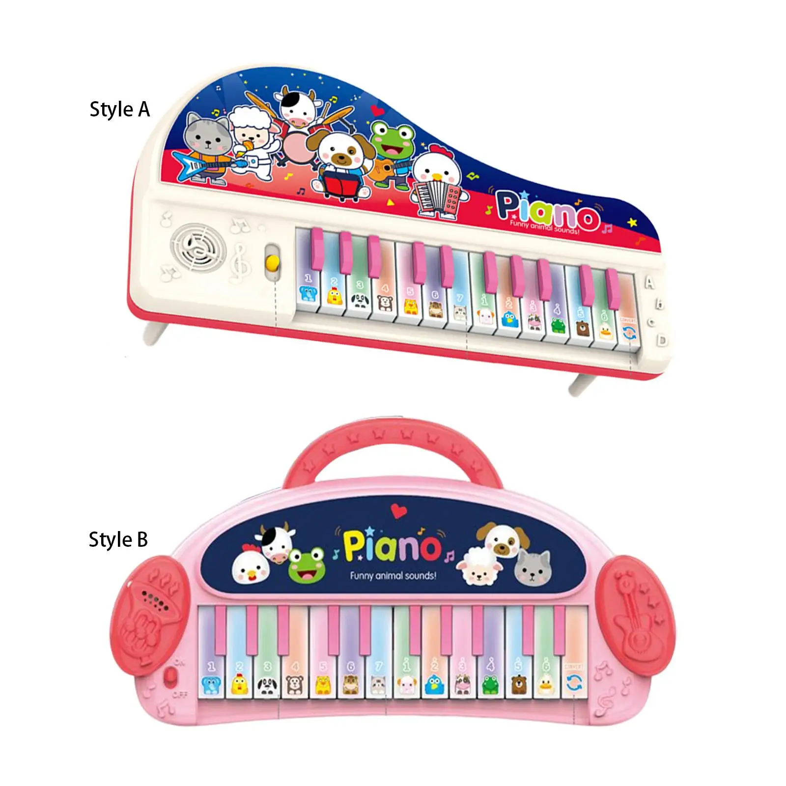 Portable Kids Piano Keyboard Electronic Music Keyboard Instrument Toys