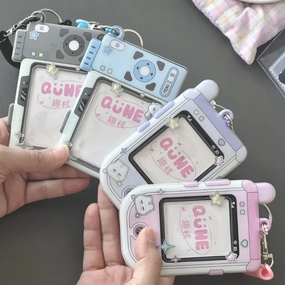 

Acrylic Photocard Holder Cute 3-inch Mobile Phone Card Case Camera Transparent Card Sleeve Student