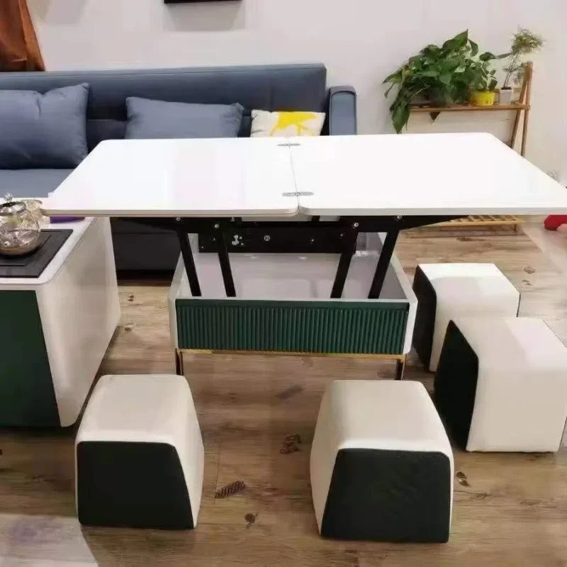 660mm Extendable modern lift top up coffee table furniture save space tea for living room