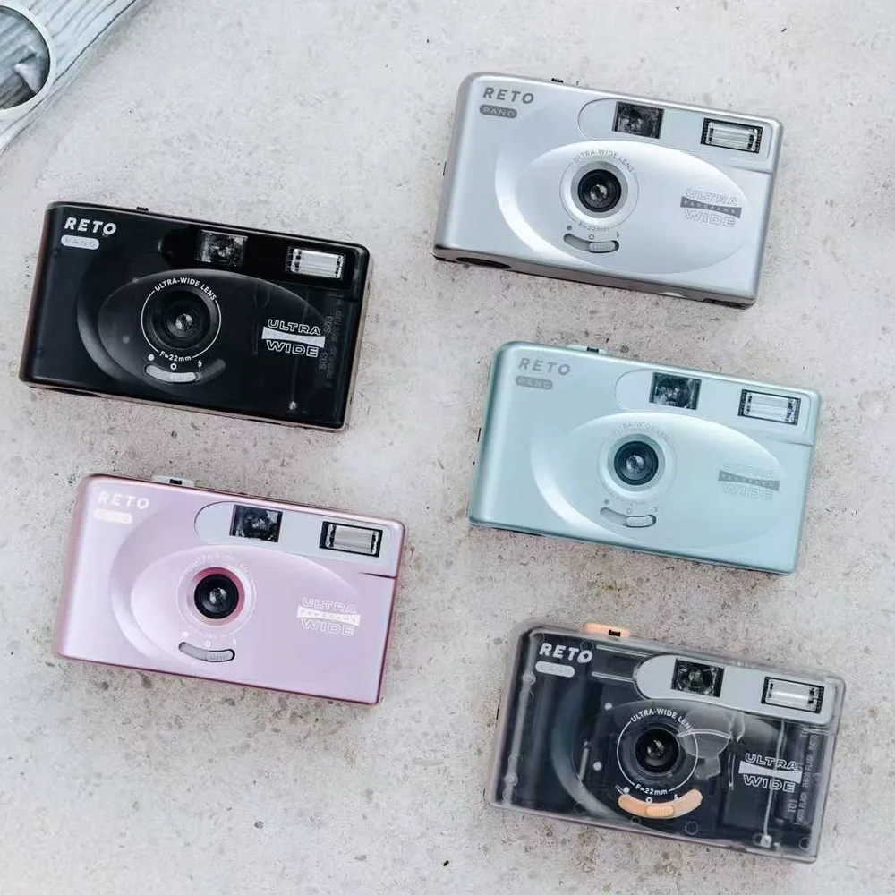 Metal Film Camera RETOPANO Ice Cool Film Machine Jelly Camera Non Disposable Film Camera 135 35mm Film is Required for Use