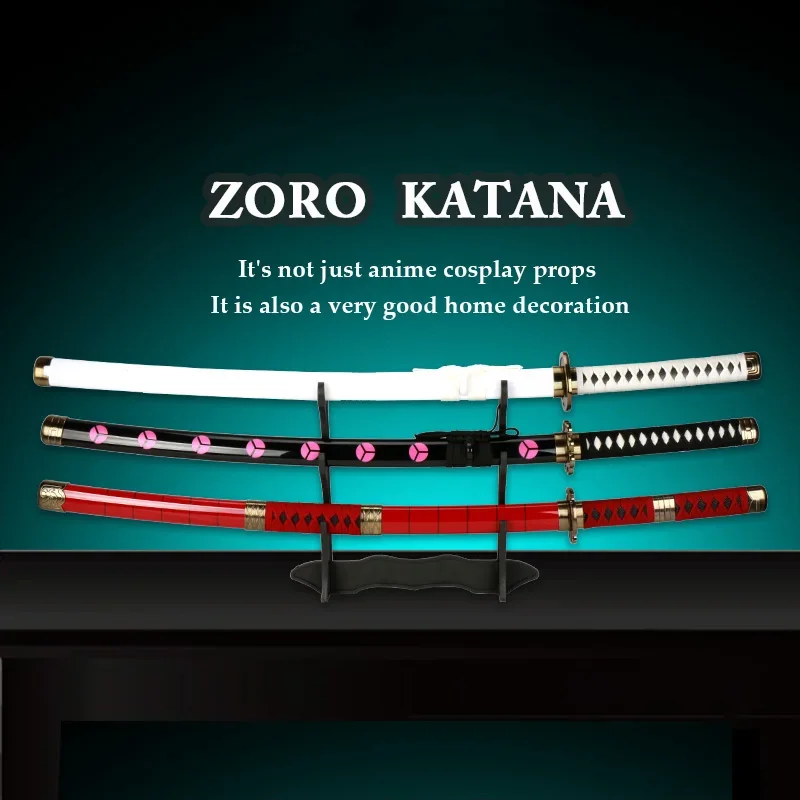 Roronoa-Zoro-De-Madeira-Katana-Espada-Espadas-de-Brinquedo-Anime-Cos ...