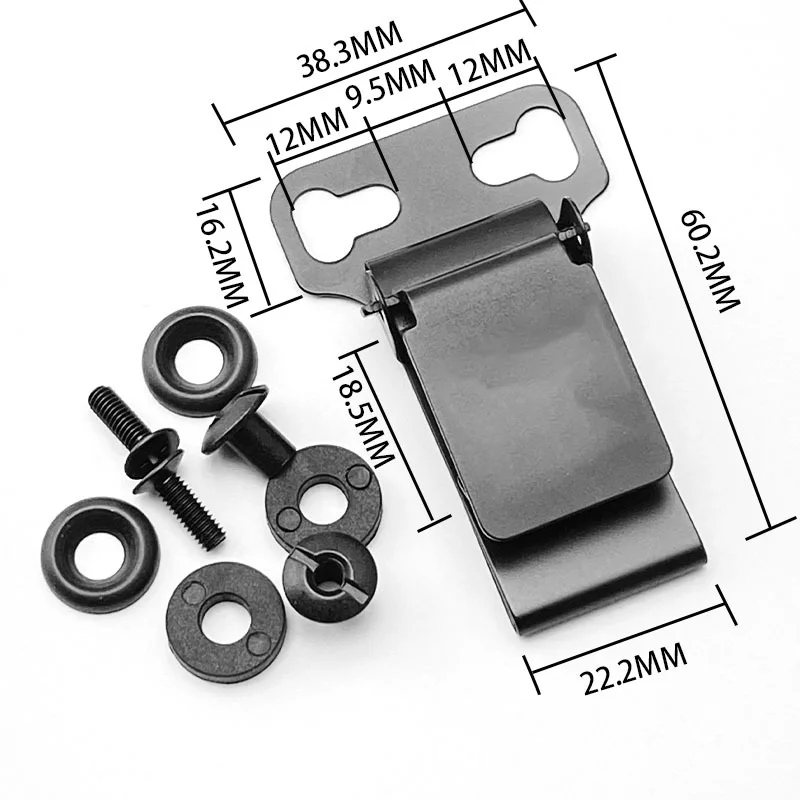 1 Set Stainless Steel Holster Belt Clip Knife Scabbard Sheath Waist Clamps Accessories Pocket Clip UltiTuck ULTICLIP