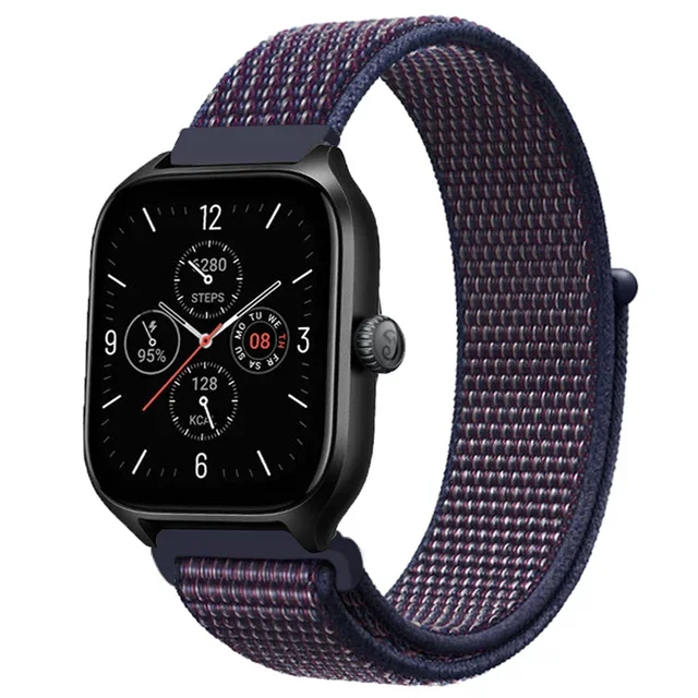 Nylon Loop Smartwatch Band - Adjustable Strap in 20mm/22mm Sizes