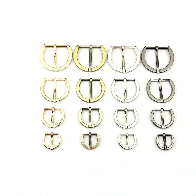 50pcs 16/20/25/30mm Metal Pin Buckle Bags Strap Adjuster Belt Buckles Shoes Webbing Slider Hook DIY Decor Clasp Accessories 30pcs 20mm half metal pin buckle bags strap adjuster belt buckles shoes webbing slider hook diy decor clasp accessories