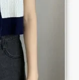 2026 Women's T-shirt V-neck Short Sleeve Knit Summer New Short High-waisted Cardigan Casual Y2k Tops Woman 1