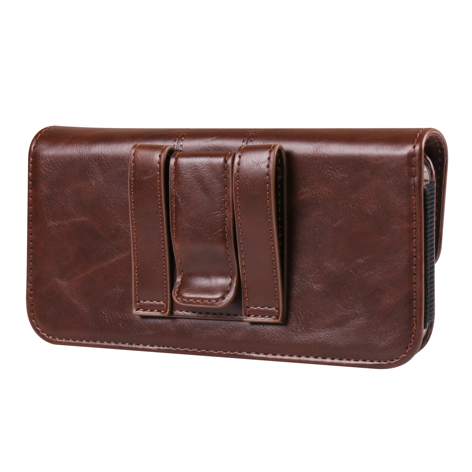 FULAIKATE Horizontale Universal-Handytasche aus Leder, Hüfttasche mit Kartensteckplatz für Samsung Galaxy S25 Ultra, iPhone 17 Pro Max, Herren – Detail 9