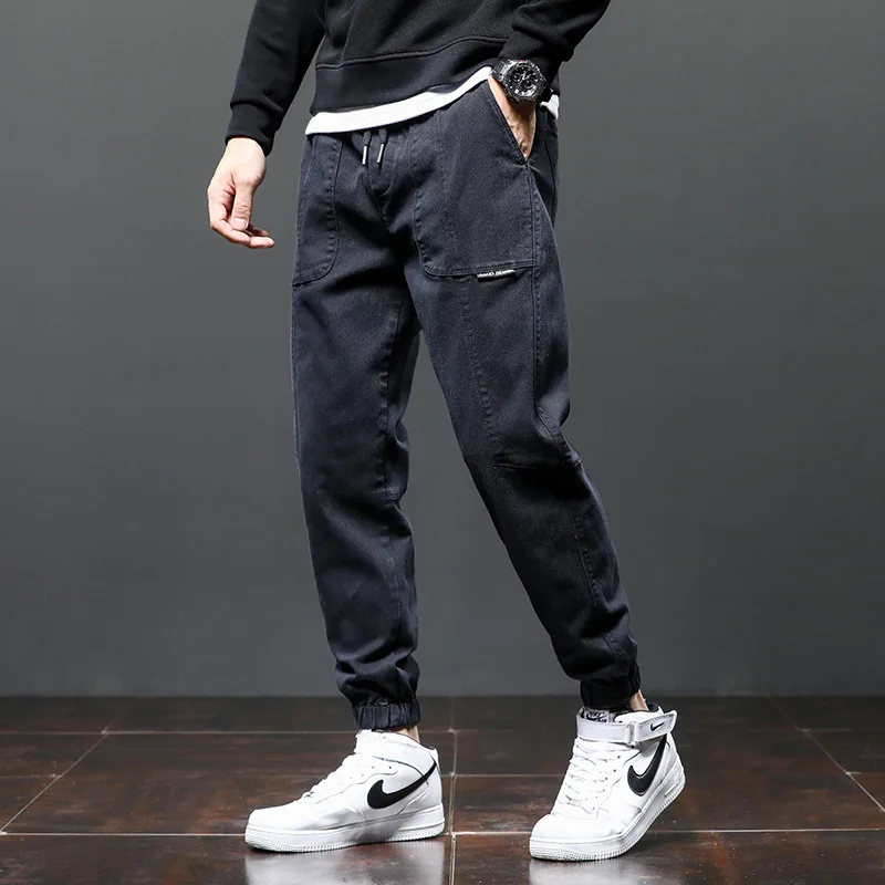 

Cotton Casual Pants Man Baggy Plus Big Size Loose 2023 Spring and Autumn Home Vintage Trouser Jogger Fashion Male Pants Clothing