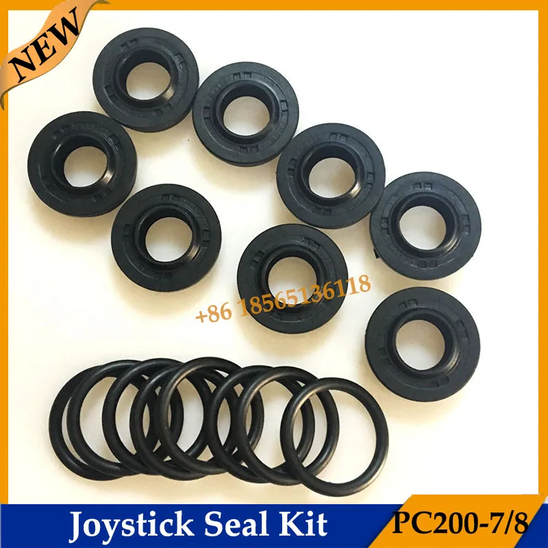 

High Quality PC200-6/7/8 Excavator Joystick Seal Kit For Komatsu PC200-6 PC200-7 PC200-8 Pilot Valve Oil Seal