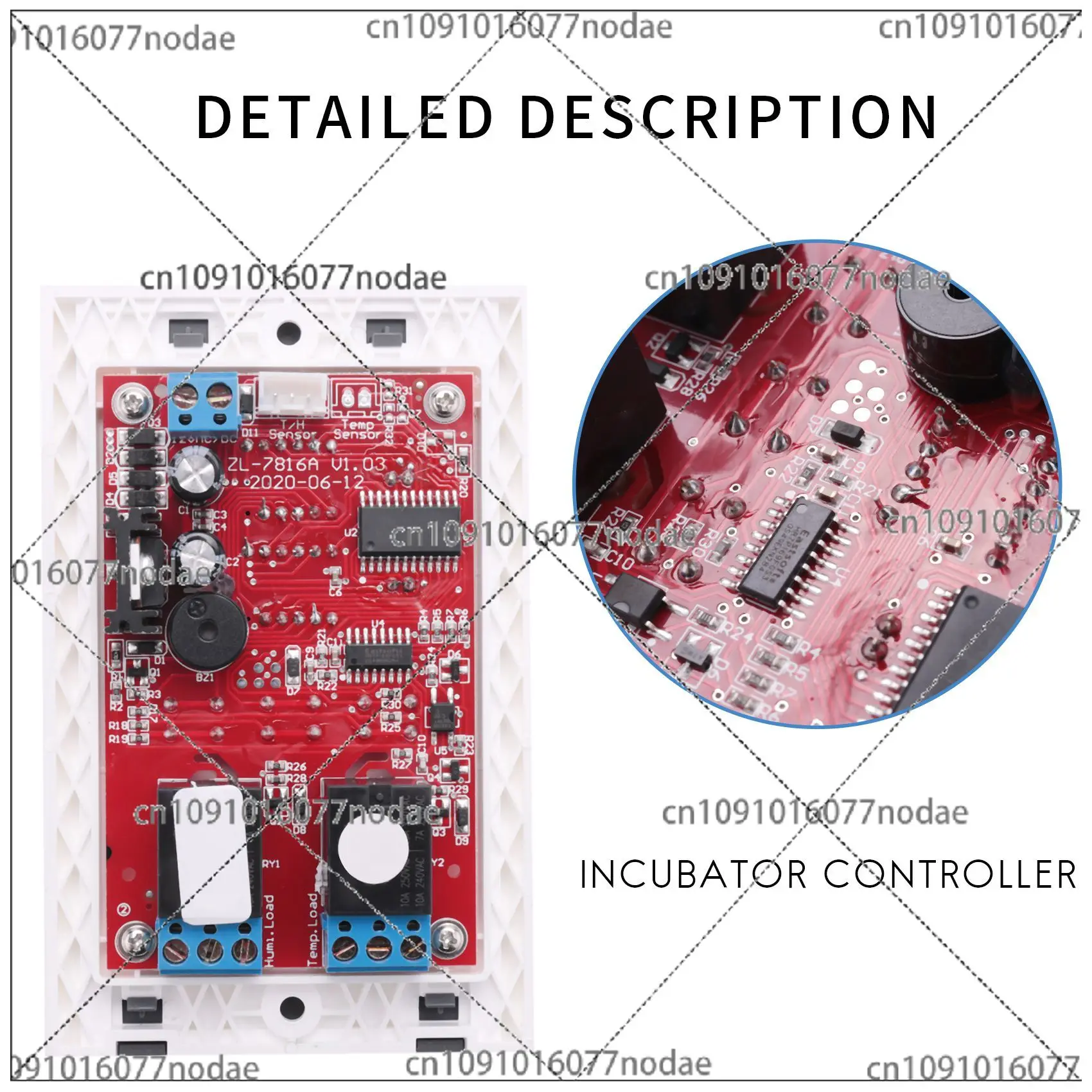 Zl-7816A, 12V, 온습도 조절기, 온도 조절 장치 및 습도 조절 장치