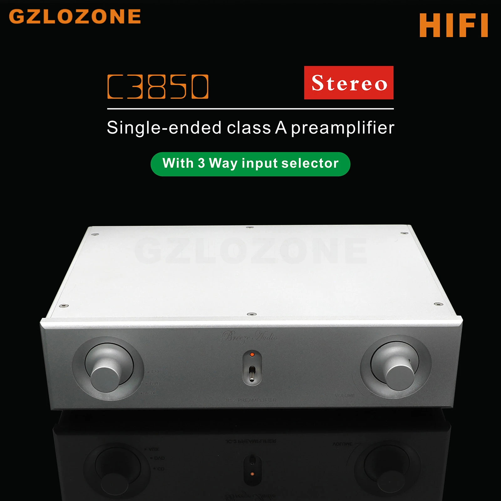 C-3850 Class A Pre-Amplifier - Single Channel Chassis Mount For High-Quality Audio Systems
