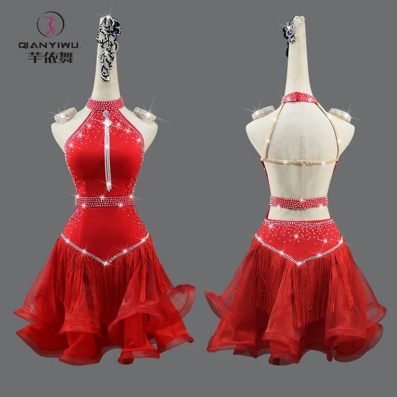 Femme Robe De Danse Latine Pour Femme Costume De Salsa Samba Cha