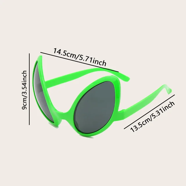 Lunettes amusantes extraterrestres, décoration de fête, accessoire Photo amusant, 1 pièce 4