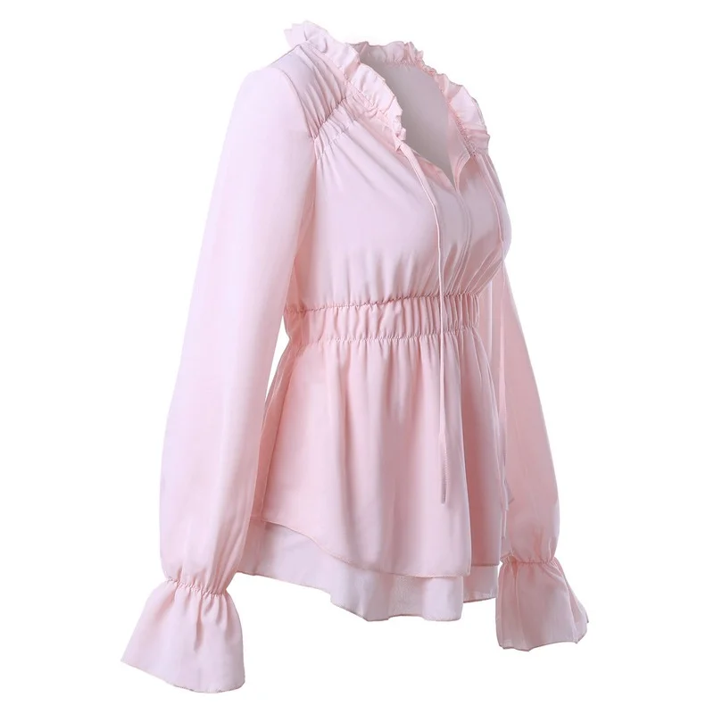 Рисунок 4 - Женская шифоновая рубашка с V-образным