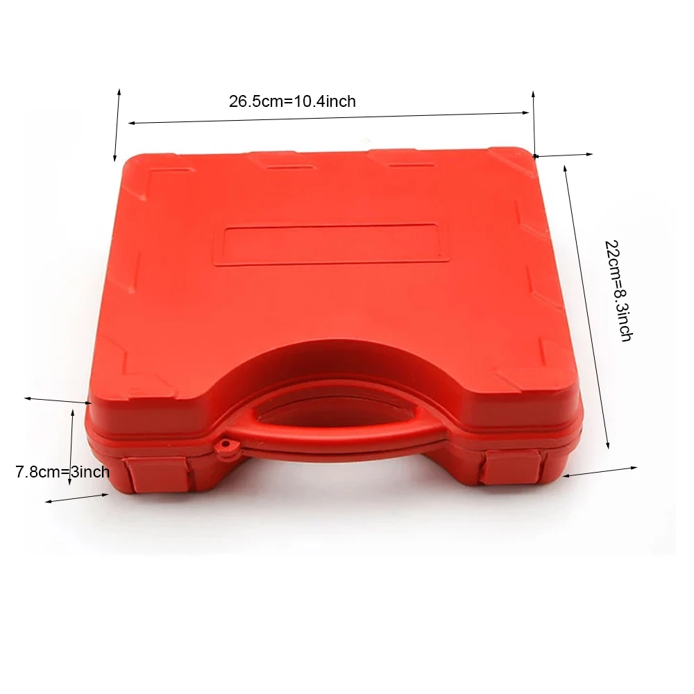 2 in 1 Brake Bleeder Kit Hand held Vacuum Pump Test Set for Automotive with Protected Case,One-Man Brake Clutch Bleeding System - Image 3